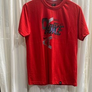 #37 Nike Men's Red Short Sleeve Tee
